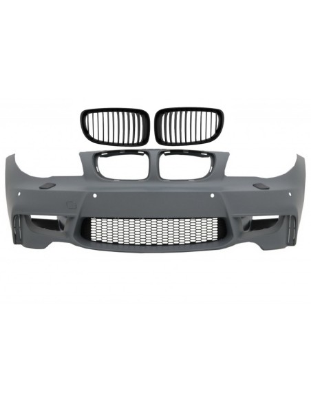 Paraurti anteriore per BMW 1 serie E81 E82 E87 E88 (04-11) 1M Design w/ Air Duct Vent