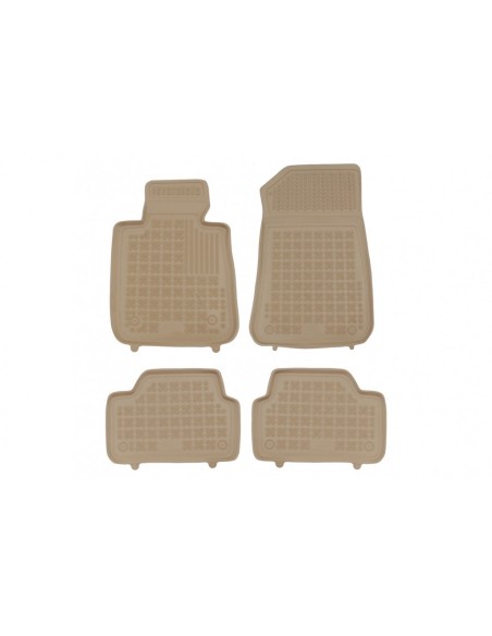 Tappetino gomma beige per BMW Serie 1 E87 (04-11) F (11-08.14) F LCI (15-06.19)