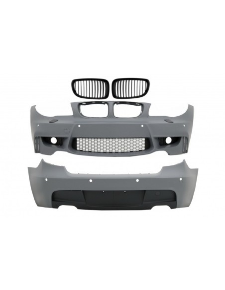 Kit per BMW 1 Serie E81 E87 Hatchback (04-11) con design M sportivo, PDC e fendinebbia griglie