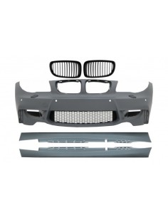 Paraurti anteriore w/ laterali gonne per BMW 1 serie E87 (04-11) 1M Design w/ Air Duct Vent
