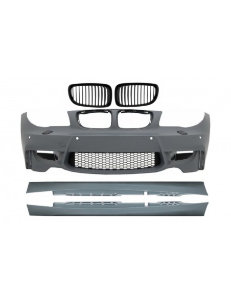 Paraurti anteriore w/ laterali gonne per BMW 1 serie E87 (04-11) 1M Design w/ Air Duct Vent