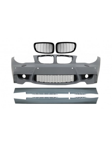 Paraurti anteriore w/ laterali gonne per BMW 1 serie E87 (04-11) 1M Design