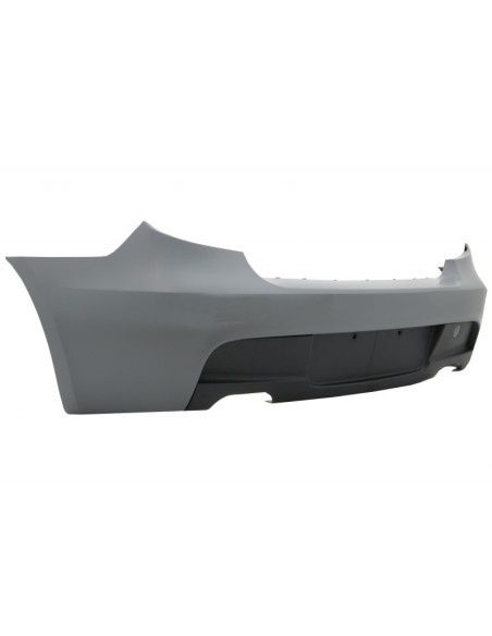 Paraurti posteriore w/ Dual Twin Marmitta Tiips Carbonio e Laterali Gonne per BMW Serie 1 E87 Hatchback (04-11)