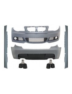 Corredo w/doppio carbonio delle punte del per il portellone di serie 1 E87 di BMW (04-11) progettazione w/out PDC
