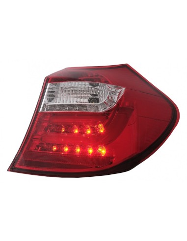 Fanali posteriori a LED per BMW 1 Serie E81 E87 (04-08.07) Rosso Chiaro