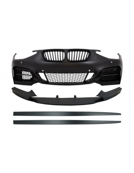Paraurti anteriore w/ labbro spoiler e laterali gonne Add-on per BMW 1 Serie F F21 (11-08.14)