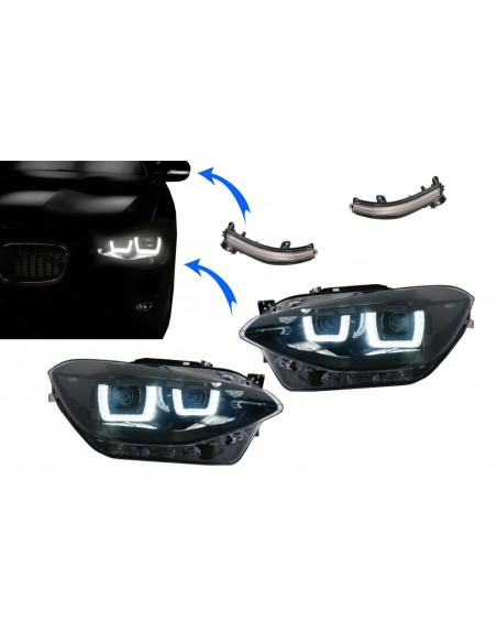 Gonne laterali per BMW Serie 1 Hatchback F F21 (11-15) M-Technik Design
