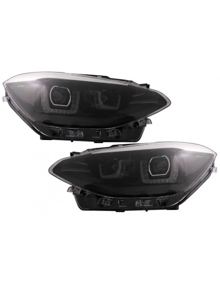 Griglie renali centrali per BMW 1 Serie F F21 LCI (15-18) Doppia striscia M1