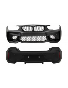 Paraurti posteriore per BMW 1 Serie F F21 LCI (15-06.19) w/ Dual Twin scarico suggerimenti Carbon Fiber M2 Design