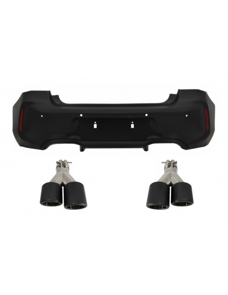 Paraurti posteriore per BMW 1 Serie F F21 LCI (15-06.19) w/ scarico Quad M2 Design
