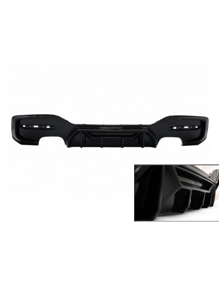 Paraurti posteriore Spoiler Valance diffusore per BMW 1 Serie F F21 LCI (15-19) Piano Black Competition Design