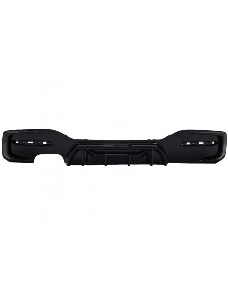 Paraurti posteriore Spoiler Valance Diffuser Doppia uscita sinistra per BMW 1 Serie F F21 LCI (15-19) Piano Black Competition