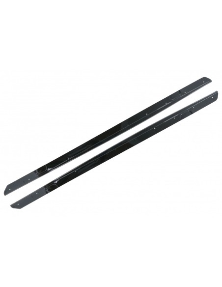 Laterali gonne Add-on Lip estensioni per BMW 2 serie F22 F23 Coupé convertibile (14-Up) Look Piano nero