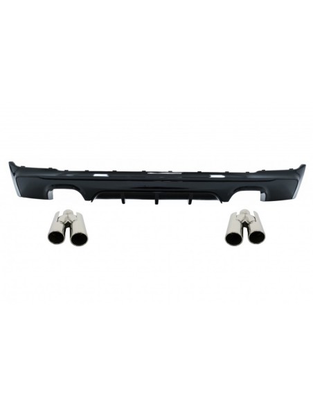 Doppia uscita w del diffusore di Valance dello spoiler del paraurti posteriore per BMW 2 serie F22 F23 (13-)