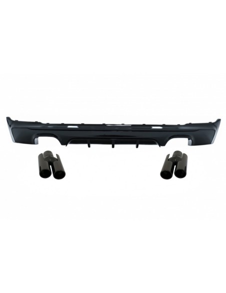 Scarico del diffusore posteriore capovolge il nero del piano per la progettazione di BMW 2 serie F22 F23 (13-) M