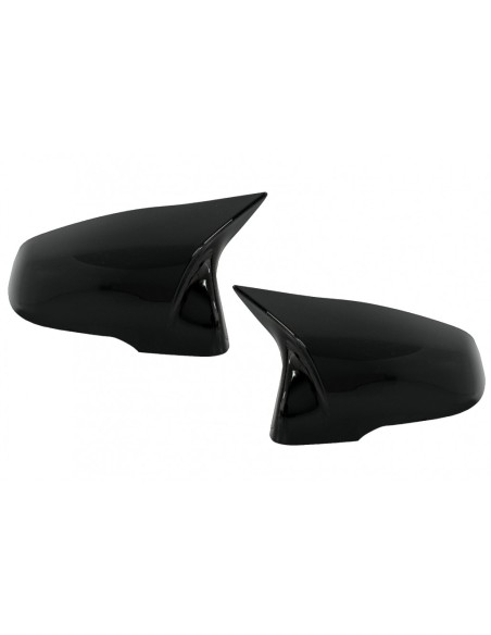 Specchio copre w/ rene centrale griglie doppia striscia per BMW X1 F48 Pre LCI (06.15-19) Piano Black M Design