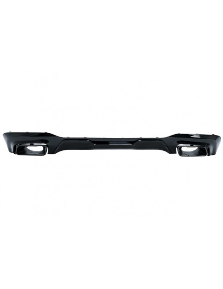 Paraurti posteriore Valance diffusore w/ punte di scarico nero per BMW 2 serie F44 Gran Coupé (-up) M235I Design