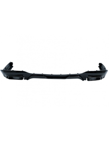 Paraurti posteriore Valance diffusore w/ punte di scarico nero per BMW 2 serie F44 Gran Coupé (-up) M235I Design