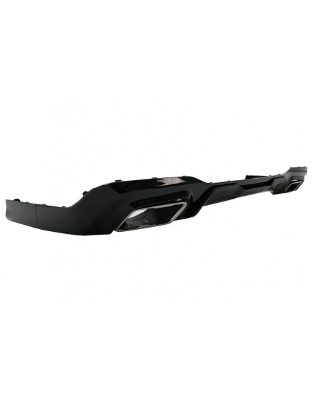 Paraurti posteriore Valance diffusore w/ Chrome scarico suggerimenti per BMW 2 Serie F44 Gran Coupé (-up) M235I Design
