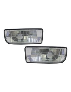 Fari fendinebbia per BMW Serie 3 E36 (1991-00) Lente in vetro cromato 2