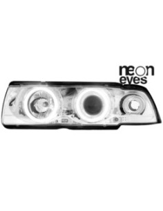 Fari per BMW E36 Lim. 7.92-3.98_2 CCFL halo rims_chrome 2