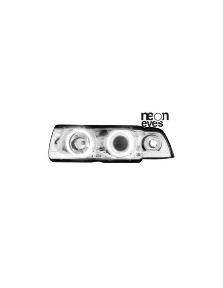 Fari per BMW E36 Lim. 7.92-3.98_2 CCFL halo rims_chrome
