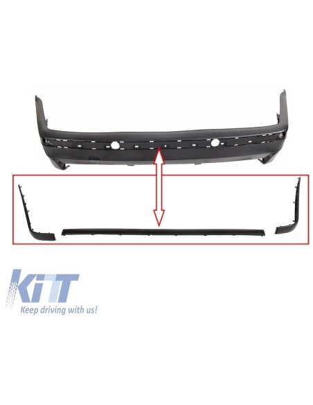 I pannelli posteriori del paraurti rifiniscono le modanature per BMW E36 M3 (1992-1998)