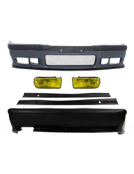 Corredo completo per BMW 3 serie E36 1992-1998 M3 Design w/ nebbia luci laterali gonne