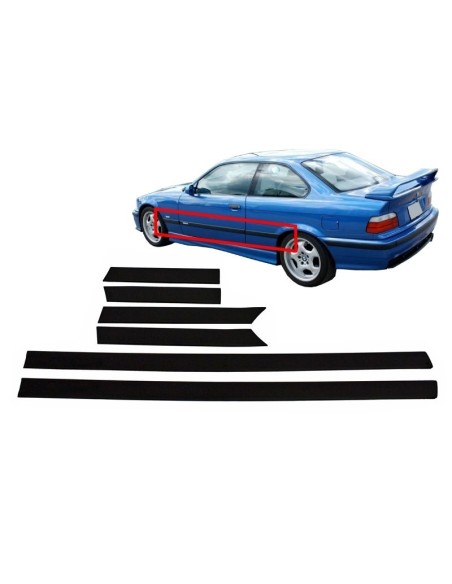 Strisce delle modanature della porta per BMW E36 3 serie Coupe Cabrio (1992-1998) M3 Design