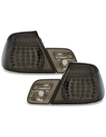 Fanali posteriori a LED per BMW E46 Cabrio 00-05 _ fumo