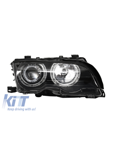 Angel Eyes fari per BMW Serie 3 E46 Coupe-Cabrio (1998-03) Edizione nera