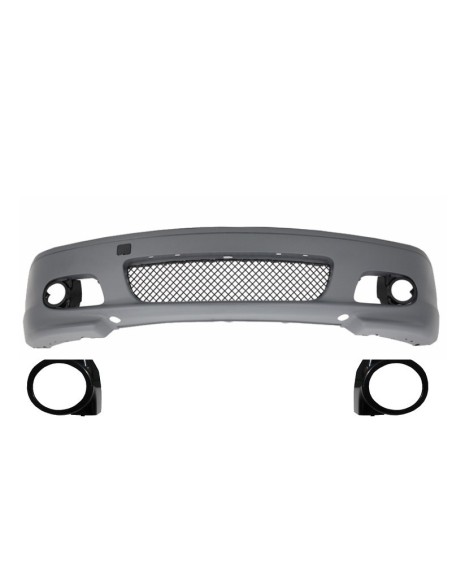 Paraurti anteriore per BMW Serie 3 E46 Coupe Cabrio (1999-07) M-tech M-Technik M-Sport II Design w/ Fendinebbia