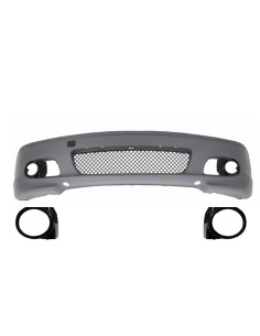 Paraurti anteriore per BMW Serie 3 E46 Coupe Cabrio (1999-07) M-tech M-Technik M-Sport II Design w/ Smoke Fog Lights 2