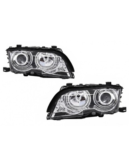 Paraurti anteriore M-tech II Design w/ out nebbia luci angelo occhi fari per BMW 3 Serie E46 Coupe Cabrio 1992-02