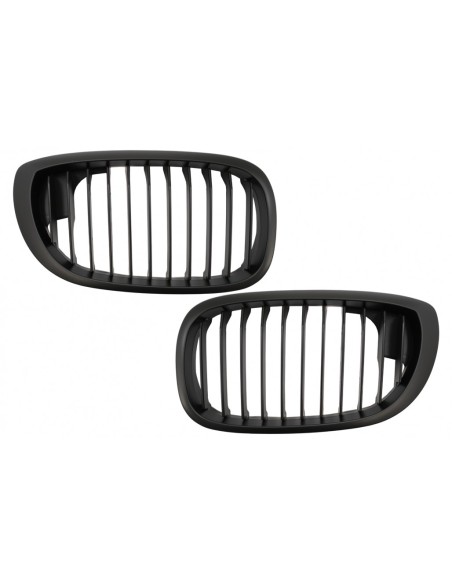 Griglie renali centrali per BMW Serie 3 E46 Facelift Coupe Cabrio (03.03-06) Nero opaco