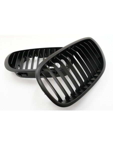 Griglie renali centrali per BMW Serie 3 E46 Facelift Coupe Cabrio (03.03-06) Nero opaco