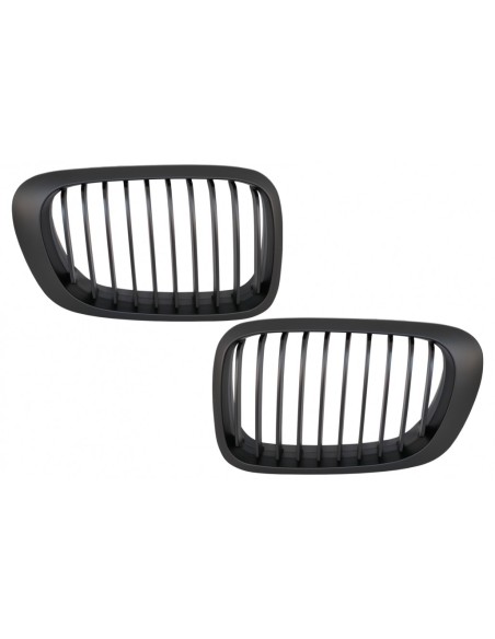Griglia centrale per BMW Serie 3 E46 COUPE CABRIO (1999-02.03) Nero opaco