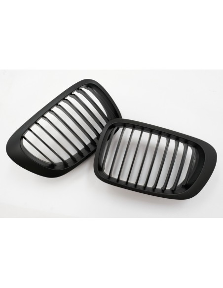 Griglia centrale per BMW Serie 3 E46 COUPE CABRIO (1999-02.03) Nero opaco
