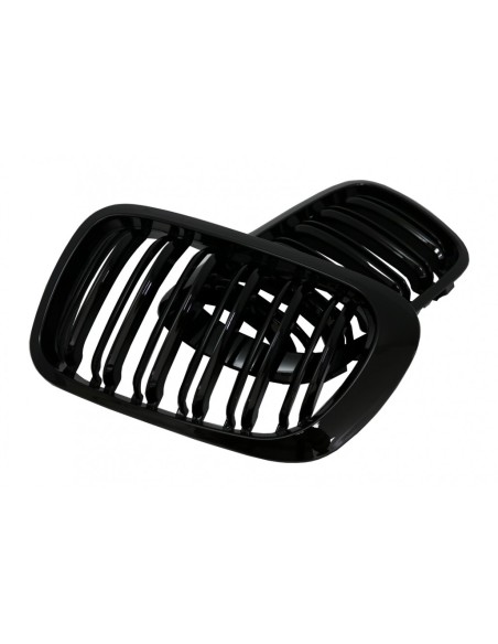 Griglie renali centrali per BMW Serie 3 E46 Coupe Cabrio 2 porte Non Facelift (1999-02) Doppia striscia M
