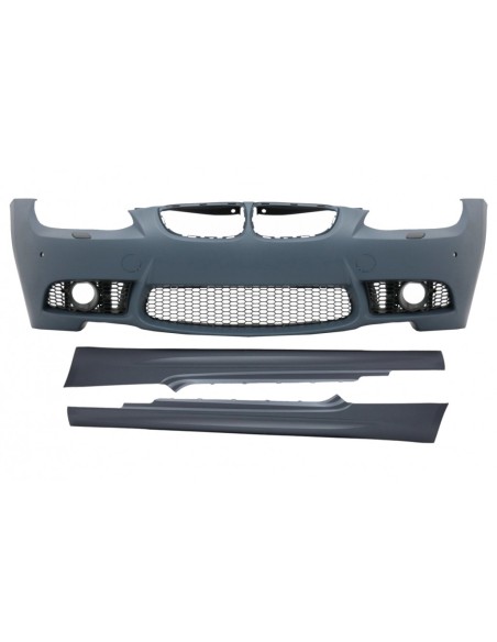 Paraurti Anteriore con Laterali Gonne BMW 3 Serie E92 Coupe E93 Cabrio (06-09) Look M3 senza proiettori