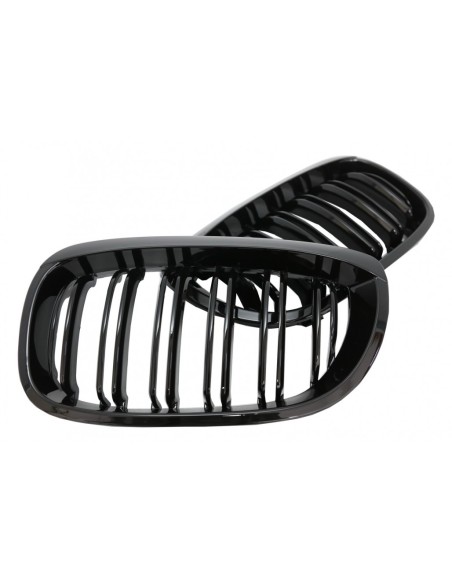 Griglie Renali Centrali per BMW 3 Serie E46 Coupé Cabrio 2 Porte Facelift (03-05) - Doppia Striscia M
