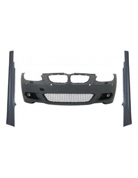 Paraurti Anteriore w/ Laterali Gonne per BMW 3 Serie E92 E93 (06-09) Coupé Non LCI Cabrio M3 M-Technik Look