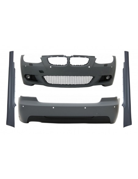 Kit Completo per BMW Serie 3 E92 E93 (06-09) Coupé Cabrio M Design Uscita Singola per Scarico Doppio