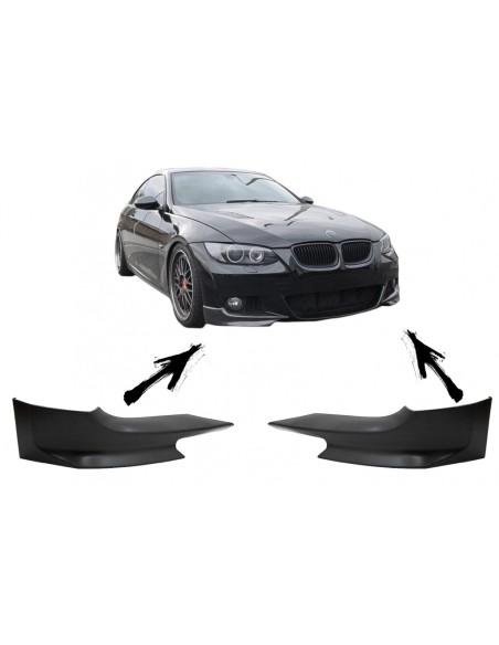 Spoiler Divisori Paraurti Anteriore per BMW 3 Serie E92 (06-10) M-Tech Design