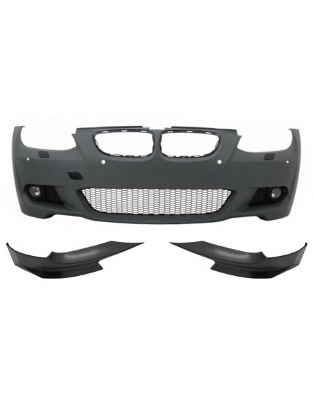 Paraurti Anteriore con Spoiler Splitter per BMW 3 Serie E92 E93 (06-09) Coupé Cabrio M-Technik Look