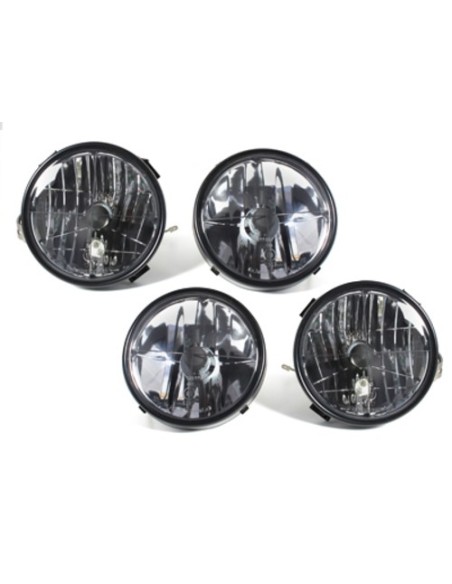 Fari per BMW Serie 3 E30 (1983-1987) con Vetro Croce Cromo