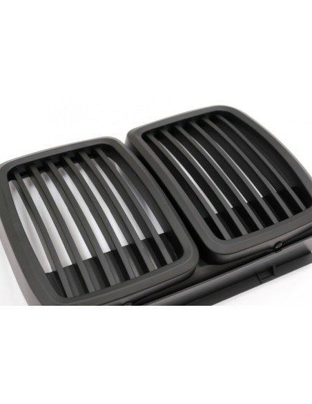Griglia Centrale Rene per BMW Serie 3 E30 (1982-1994) Nero Opaco