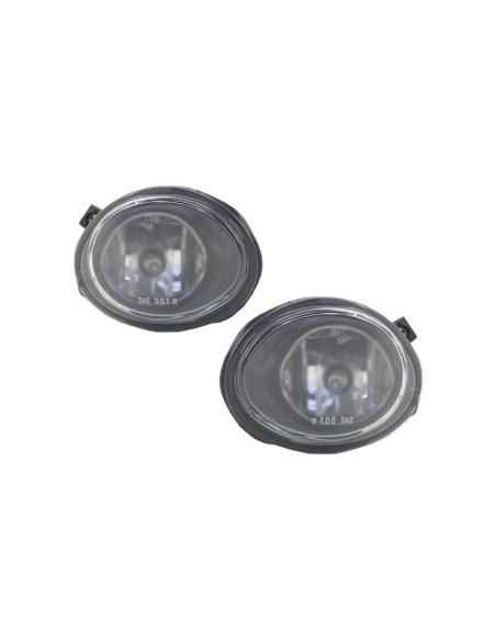 Fari Antinebbia Chiari Cromati per BMW E46 (1998-03) E39 (1996-02) Versione Sportiva