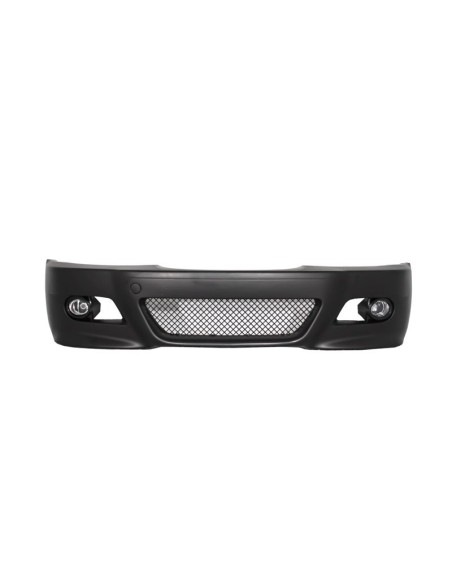 Paraurti Anteriore w/ Rene Centrale Griglie Doppia Striscia per BMW E46 (1998-04) e Nebbia Luci M3 Look