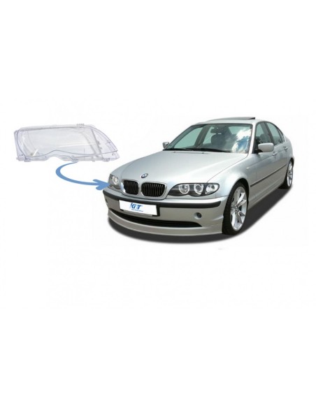 Obiettivo del Faro Lato Destro per BMW 3 Serie E46 Facelift Sedan-Touring (01-04)